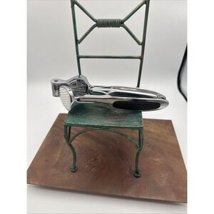 Chef Mate Heavy Duty Garlic Press Self Cleaning Nut Cracker Handle 7.5"